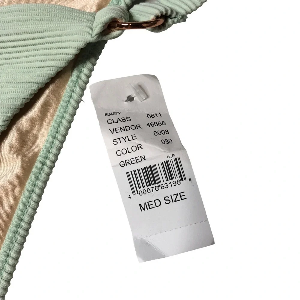 NWT Green Pacsun L.A. Hearts Sydney Ribbed Bikini Bottoms‎ Size Medium